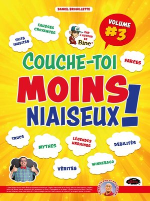 cover image of Couche-toi moins niaiseux, Volume 3